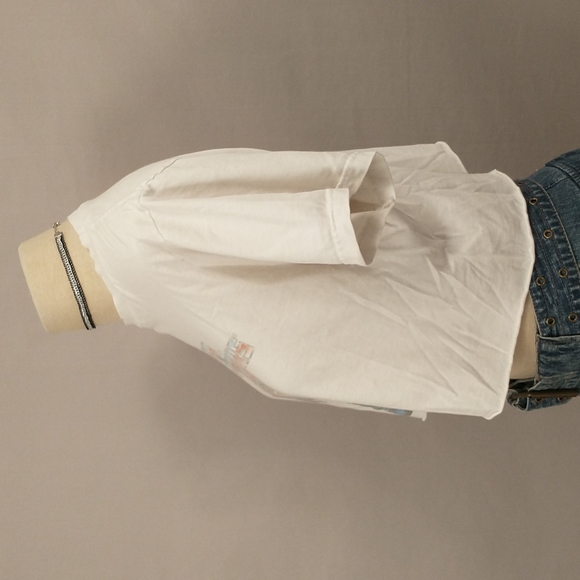 Vintage Transformers T Shirt Cut Off to Crop Soft & Worn Graphic Tee 2007 Robot - Picture 5 of 11